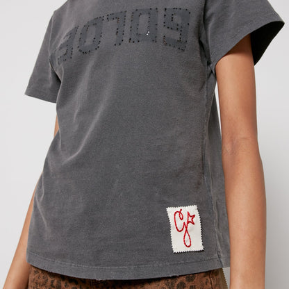 GOLDEN M'S REGULAR T-SHIRT DISTRESSED COTTON