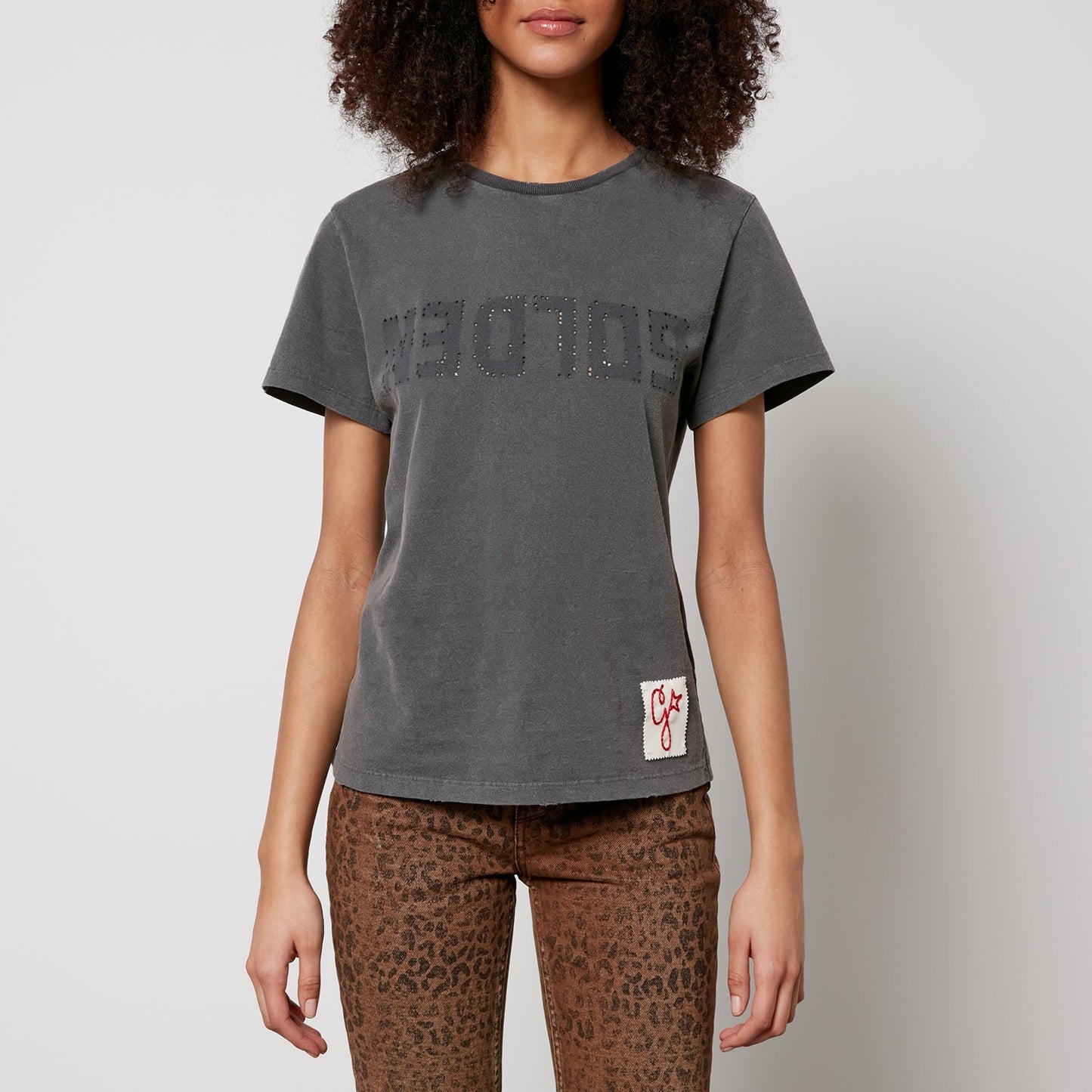GOLDEN M'S REGULAR T-SHIRT DISTRESSED COTTON