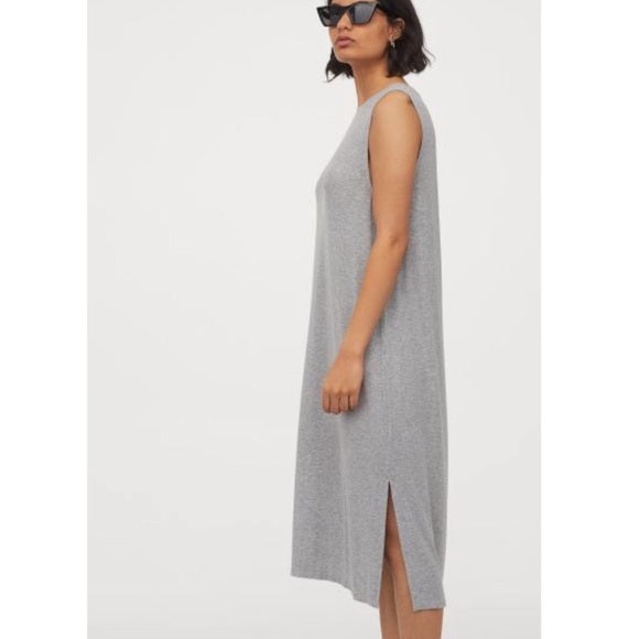 BACKLESS DRESS RAYNA GREY MELANGE