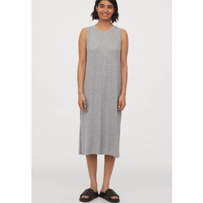 BACKLESS DRESS RAYNA GREY MELANGE