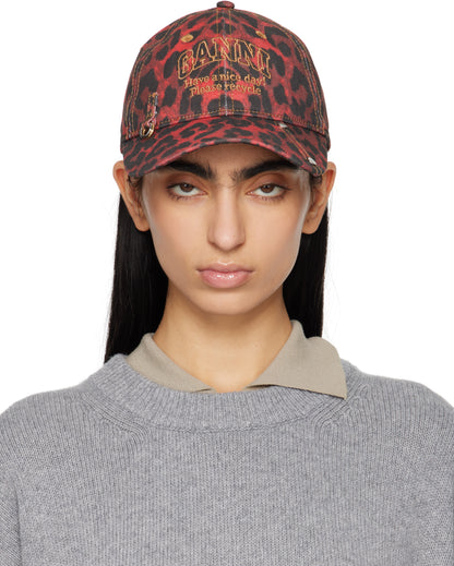 CAP HAT RED LEO RACING RED