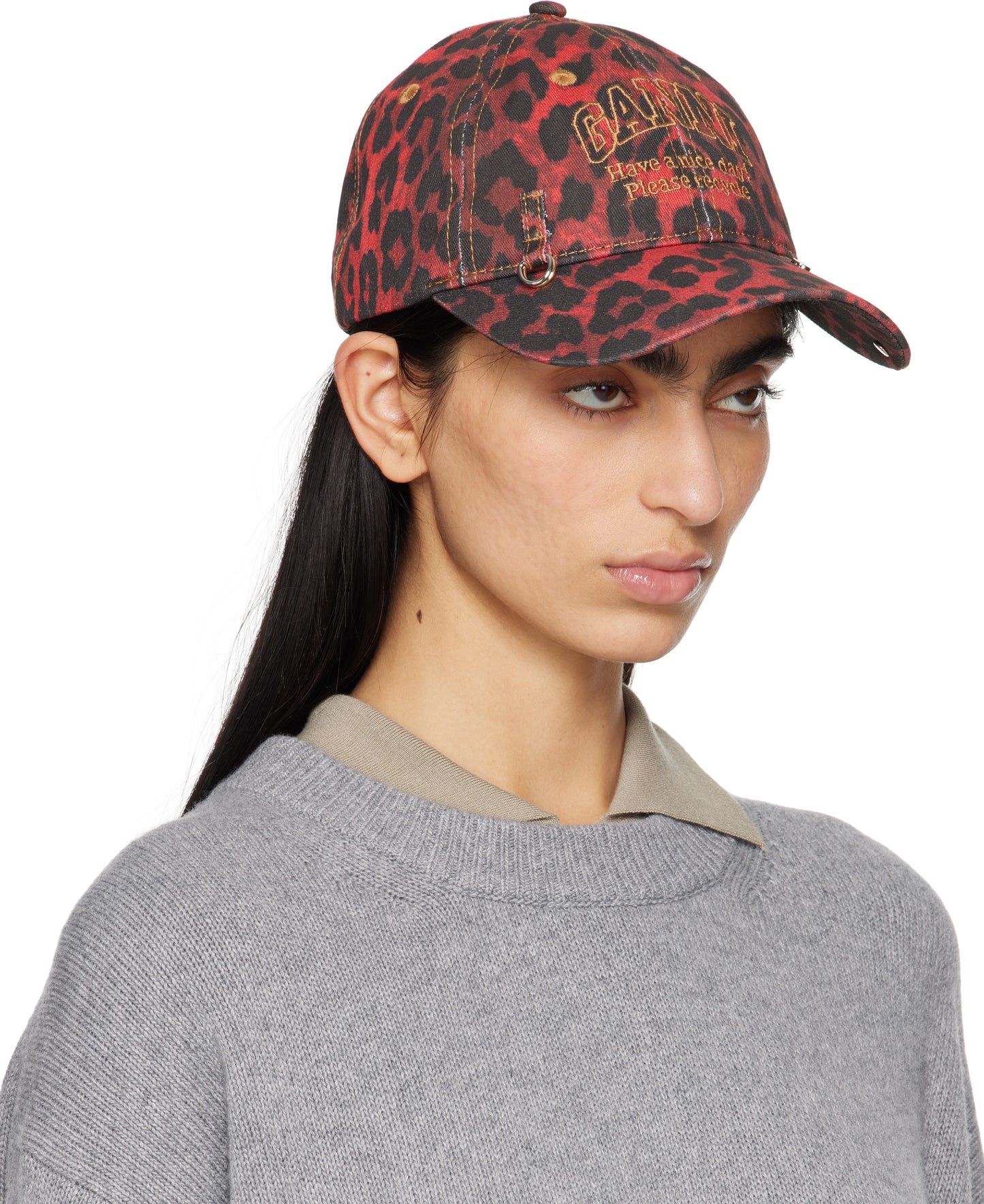 CAP HAT RED LEO RACING RED