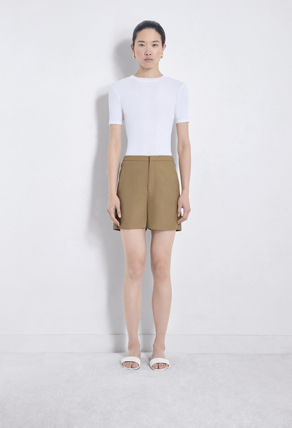 TAILORED MINI SHORTS SIMAI DUNE