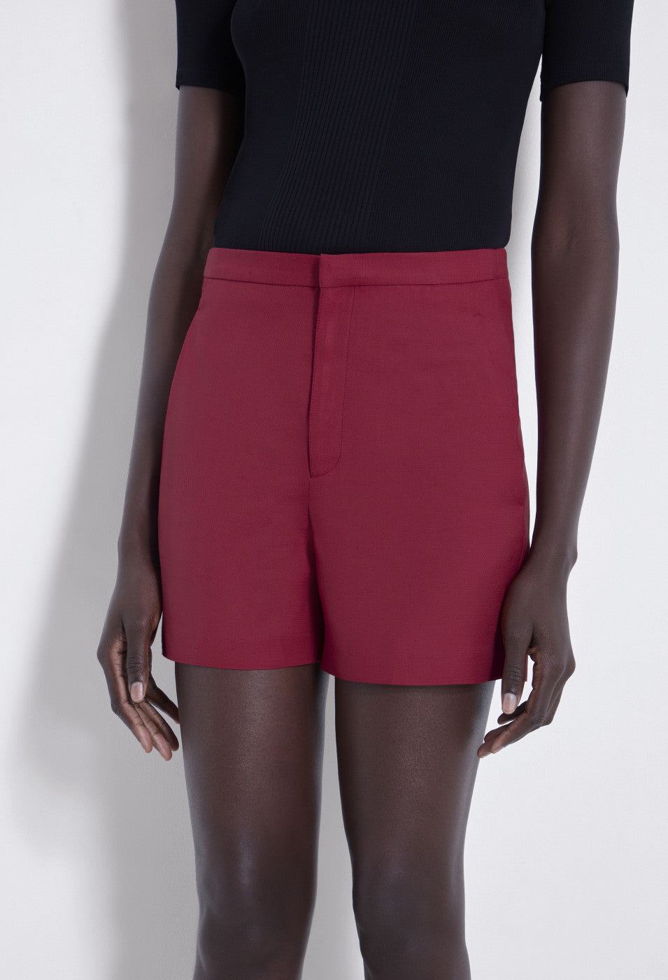TAILORED MINI SHORTS SIMAI TOMATO