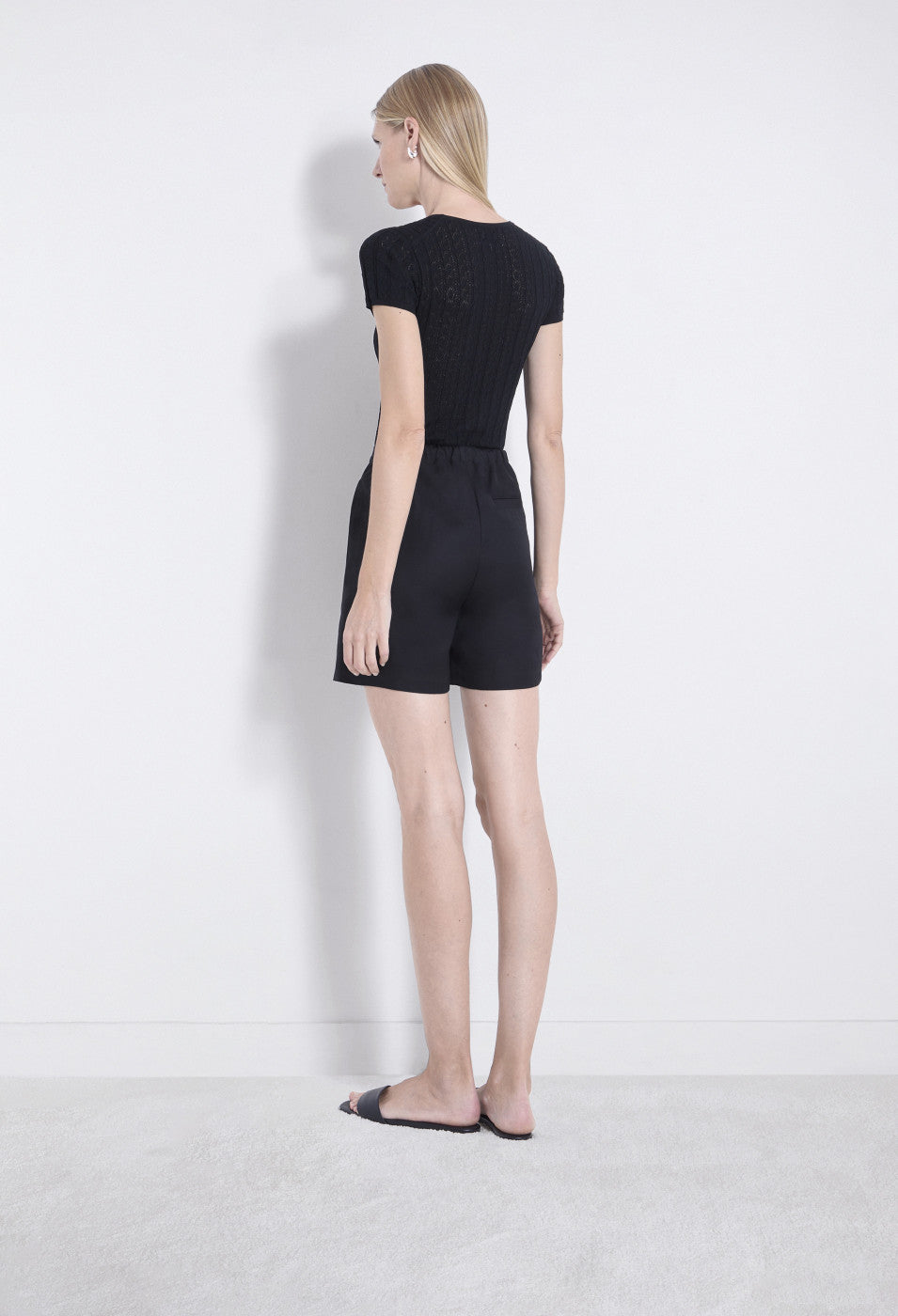 TAILORED MINI SHORTS SIMAI BLACK