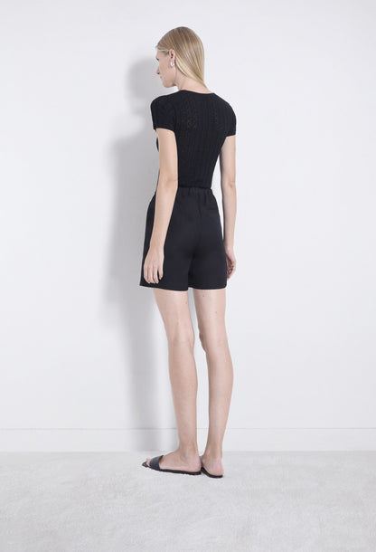 TAILORED MINI SHORTS SIMAI BLACK