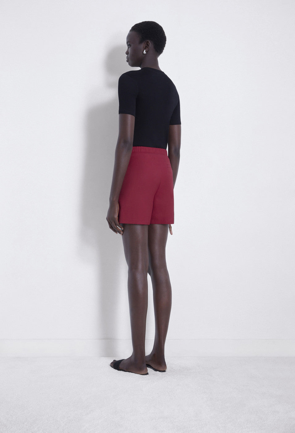 TAILORED MINI SHORTS SIMAI TOMATO