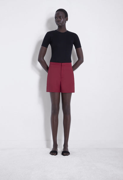 TAILORED MINI SHORTS SIMAI TOMATO