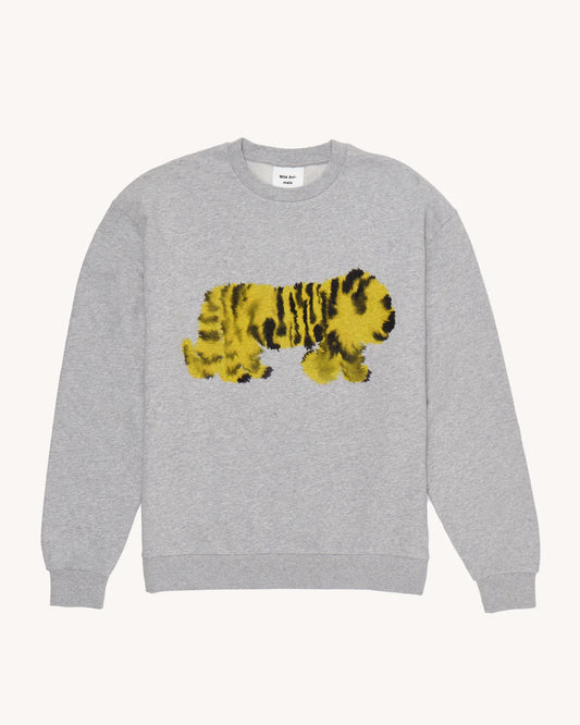 TIGER ADULT SWEATER GREY