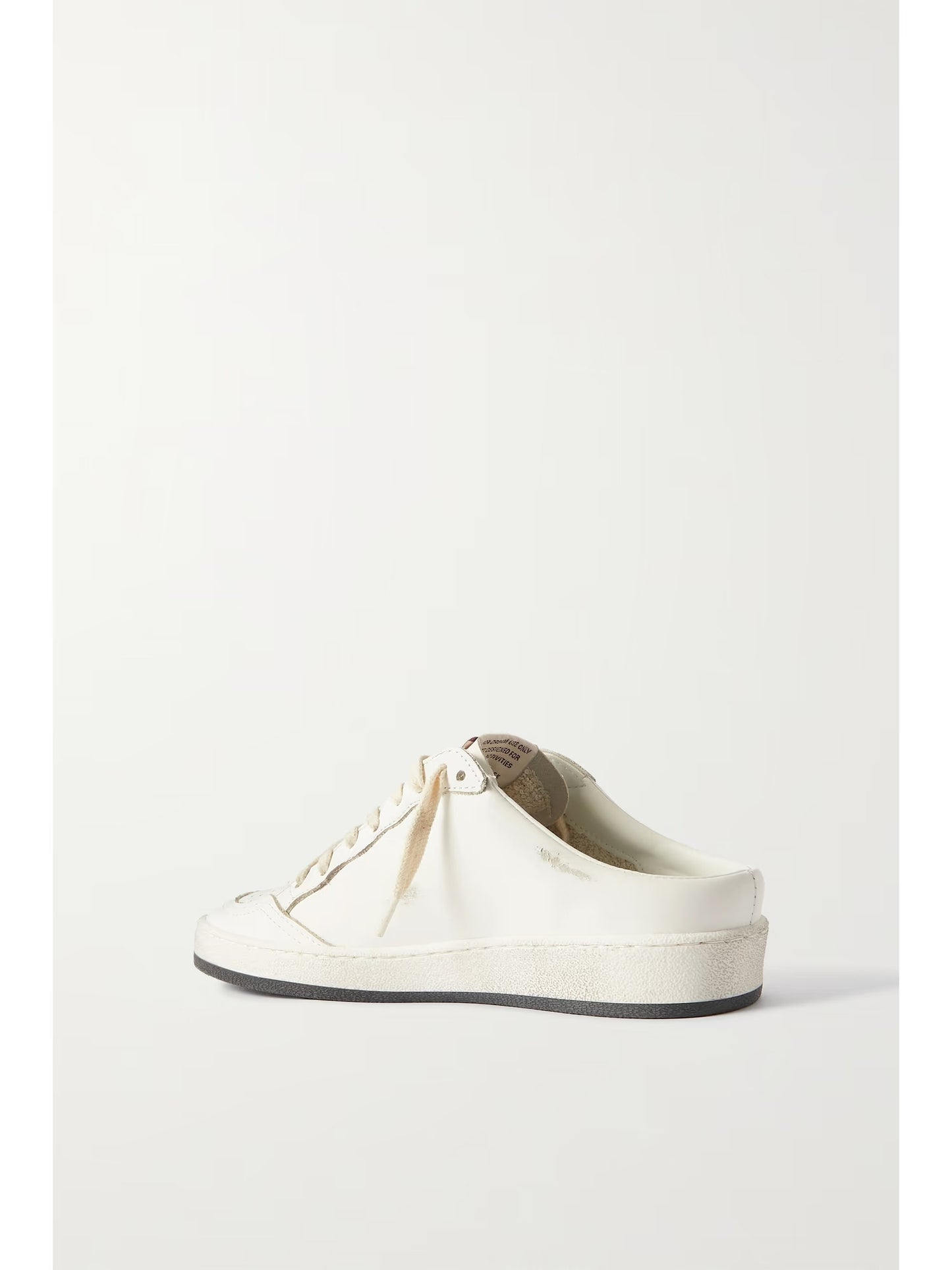BALLSTAR SABOT LEATHER UPPER GLITTER STAR WHITE/BLACK